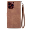 thumbnail image 3 of Wallet Multi Card Slot Flip Zipper Leather Case For iPhone 15 Pro Max 15Pro 15Plus 14 Pro Max 14Plus 13 Pro Max 13mini 12 Pro Max 12 mini 11ProMax 11Pro 11Leather Phone case, 3 of 16