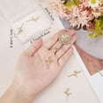 thumbnail image 3 of 1Box 10Pcs Rack Plating Brass Pendants with Jump Ring Cadmium Free & Lead Free Long-Lasting Plated Faith Cross Real 18K Gold Plated 27x17x1.5mm Jump Ring: 5x1mm Inner Diameter: 3mm, 3 of 8