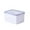 Blue#3, variant on Fruit Vegetable Storage Containers for Refrigerat or with Airtight Lids & Removable Draining Colanders BPA-Saving Kitchen Organizer Bins