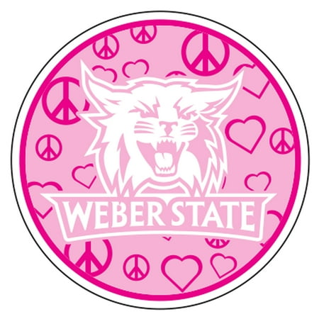 

Weber State Magnet (PK PEACE LOVE WEBER ST MAG (4 ) 4 in)
