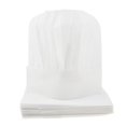 thumbnail image 4 of kurtrusly 20x Chef Hat Cook Cap Baker Food Serving White Round 11 Inch 1Set, 4 of 6