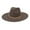 S06_Coffee, variant on Baberdicy Cowboy Hat Clearance Sales, Adult Casual Solid Summer Western Fashion Cowboy Sun Hat Wide Brim Travel Sun Cap