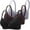 Grey, variant on 3 Pack Wireless Jelly Bras for Women JIANLAI Unpadded and Unlined Wireless Bra, Perfect Racerback Everyday Lingerie