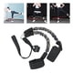 thumbnail image 3 of Bandas de resistencia con rodillo y cuerda de tracción para entrenamiento de adelgazamiento en el gimnasio en casa. negro 85cm, 3 of 9