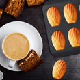 thumbnail image 4 of HAHDAXIA 2 Packs Non-Stick Madeleine Pot, Baking Mold 12 with Shell Cake Baking Tray Chocolate Non-Stick Baking Tray, Used for Oven Bakin, 4 of 4