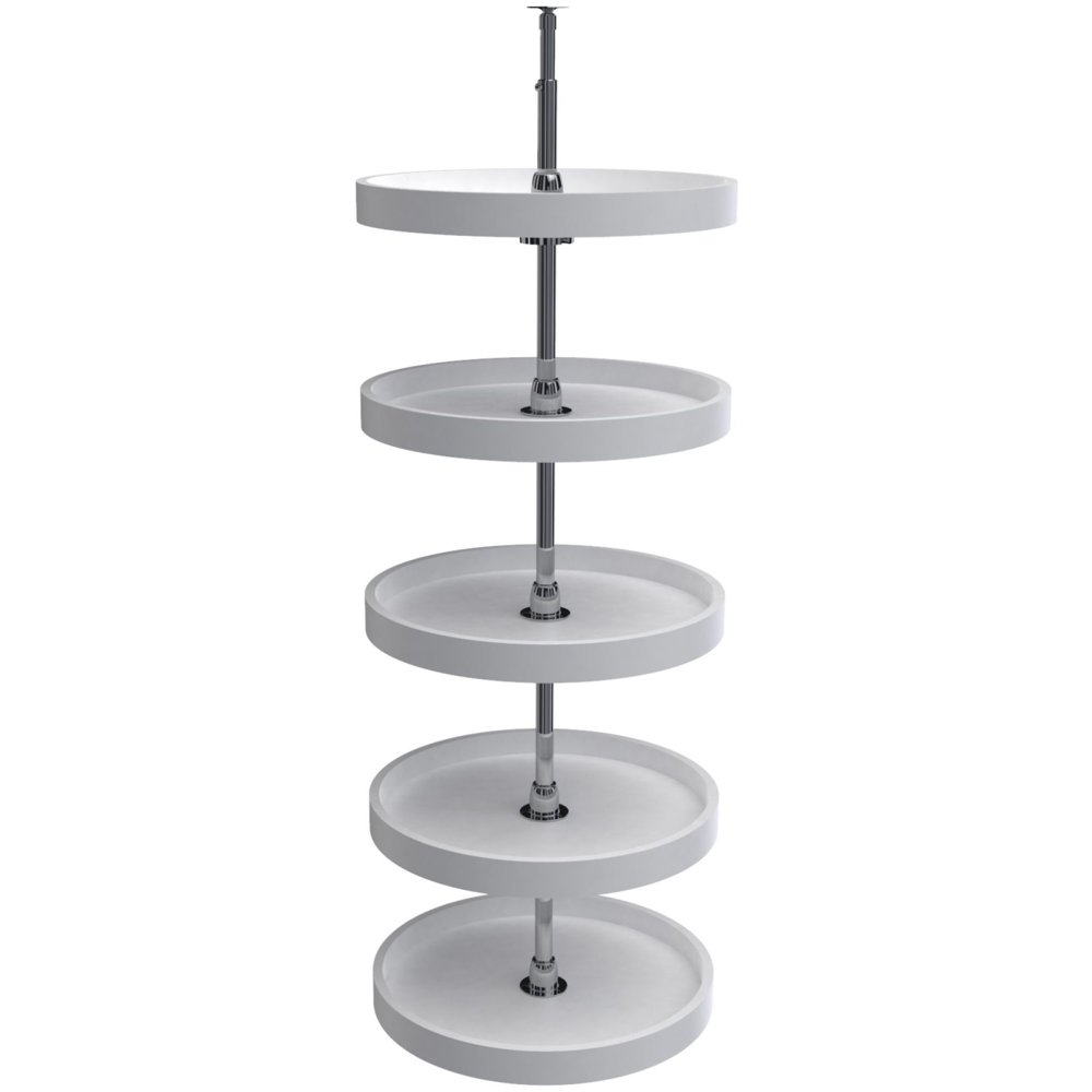 RevAShelf 60651852 Ras Polymer 18" Full Circle 5 Shelf Lazy Susan