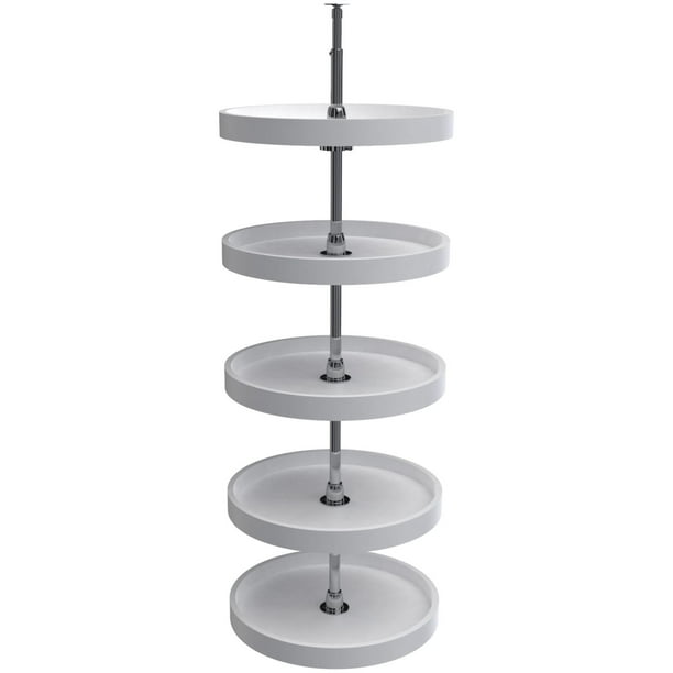 RevAShelf 60651852 Ras Polymer 18" Full Circle 5 Shelf Lazy Susan