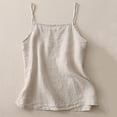thumbnail image 7 of Gamivast Basic Camisole for Women Spaghetti Strap Tank Tops Sleeveless Undershirts Casual Summer Lightweight Layering Cami Flattering Everyday Lounge Wear Essential Tops Khaki XXXXL, 7 of 7