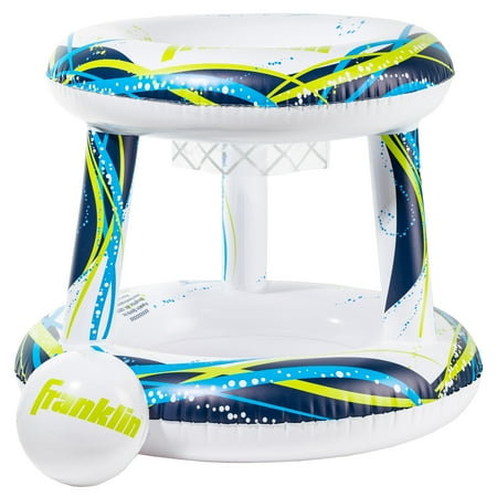 UPC: 0025725524785 | Franklin Sports Floating Basketball – Inflatable Floating Basketball Target – 23 x 27 Basketball Target – Includes Hoop and Ball