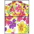 thumbnail image 4 of HAPPY BAY Hawaiian Shirts Womens Casual Summer Beach Party Blouse Shirt V Neck Blouses Short Sleeve Button up Dress Tee Shirts for Women XL Colorful Floral, Pink, 4 of 5
