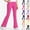 Hot Pink, variant on ATOGUTA Girls Yoga Pants Dress Pants Bell Bottoms School Uniform Leggings Size 3T-16, Multicolor