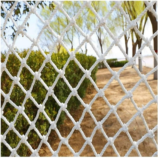 XINQIHANG Protective Netting Kids Pets Children Net Climbing Wall Net Cargo Nylon Rope Net Playground Swingset Large Indoor Giant Mesh Heavy Duty Nets Outdoor Garden Netting (Size : 4x5M(12x16FT))