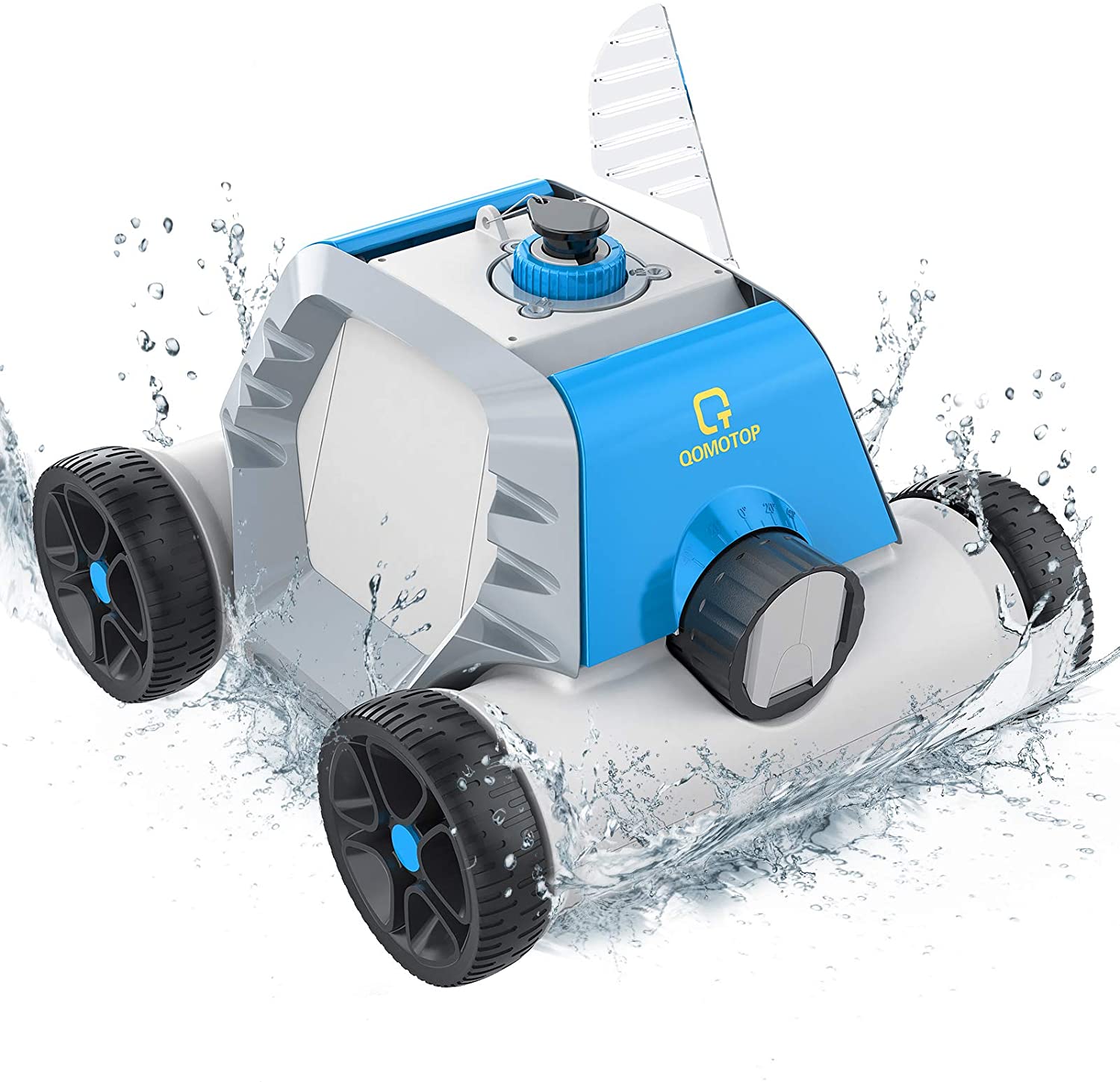 OT QOMOTOP Robotic Pool Cleaner With Water Sensor Technology