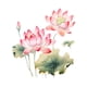 thumbnail image 2 of Adhesivo de pared de loto Macarena decoración del hogar impermeable Estilo B, 2 of 8