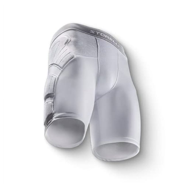 Storelli Sports Body Shield Field EB Player Sliders, White, Small