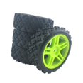 thumbnail image 3 of 4 piezas de llantas de goma para coche , reemplazo de neumáticos de 71mm, duradero, resistente al , Universal para , accesorios, , Verde estilo 3 verde, 3 of 6