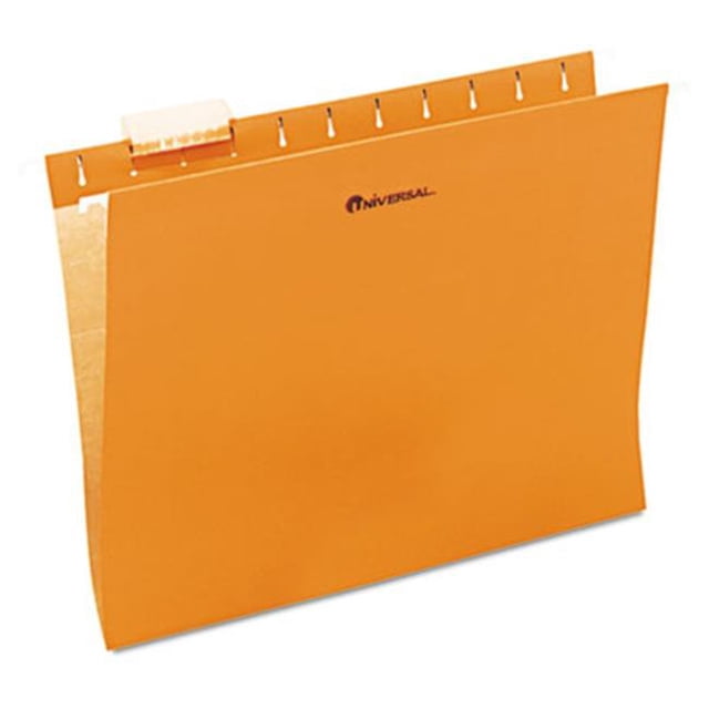 Hanging File Folder, .2 Tab, Letter, Orange, 25-BX