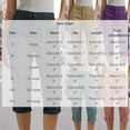 thumbnail image 3 of Besolor Womens Cargo Capris Pants High Waisted Rolled Hem Summer Casual Hiking Outdoor Cropped Trousers with Pockets, 3 of 6