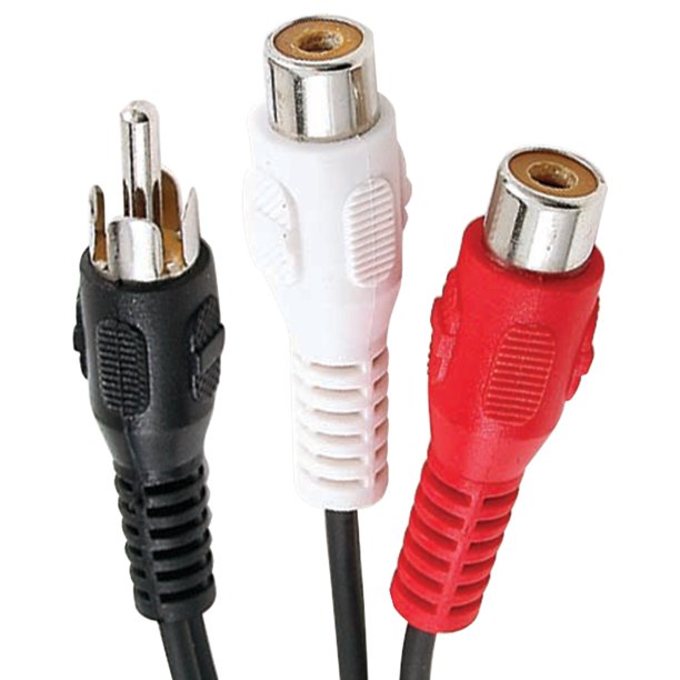 Axis Rca Yadapter (1 Rca Plug To 2 Rca Jacks)