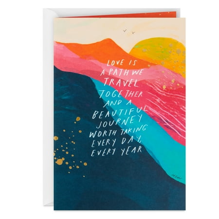 Hallmark Anniversary Card for Couple (Beautiful Journey)