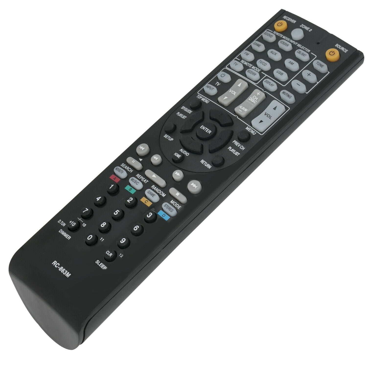 New RC863M Replace Remote fit for Onkyo AV Receiver HTR2295 HTR592