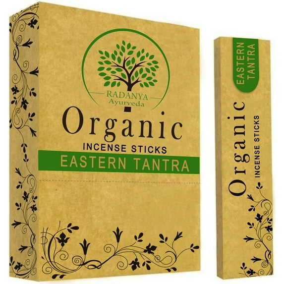 RADANYA Ayurveda Eastern Tantra Incense Sticks 12 Packs x 15 Grams