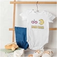 thumbnail image 4 of PACMAN Video Arcade Game Cherries Romper Boys or Girls Infant Baby Brisco Brands 24M, 4 of 6