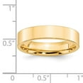 thumbnail image 3 of Primal Gold 14 Karat Yellow Gold 5mm Standard Flat Comfort Fit Band, 3 of 5