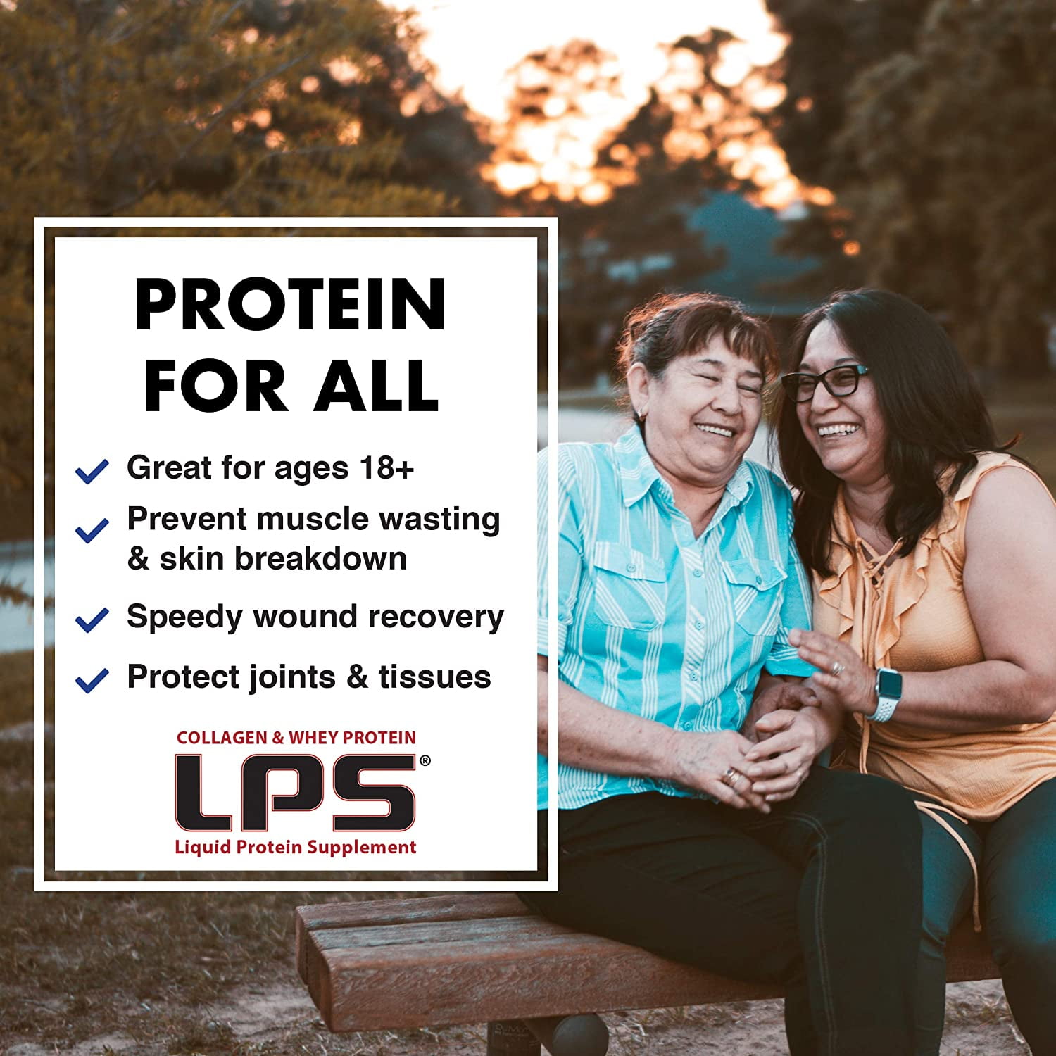 LPS Sugar-Free Collagen & Whey Liquid Protein Supplement by Nutritional Designs, 15g Protein/oz, Honey Vanilla Flavor