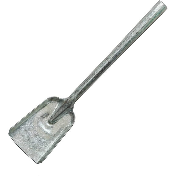 HZHSM Integrated Shovel Long Handle al Shovel Barbecue Charal Shovel Fireplace Ash Shovel Cleaning Tool (Round)
