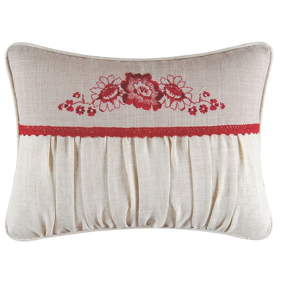 Jasleen Embroidered Accent Throw Pillow