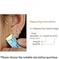 thumbnail image 3 of 316L Surgical Stainless Steel Huggie Hoop Earrings 6mm 8mm 10mm 11mm 12mm 14mm Hypoallergenic Earrings Hoop Cartilage Helix Lobes Hinged Sleeper Earrings For Men Women, 3 of 10