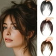 thumbnail image 2 of Womens Synthetic Hair Bangs For Ehead Wig Natural Octagonal Bangs 8-inch Black Brown Suitable For Daily Wear, 2 of 7