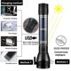 thumbnail image 2 of 10 In 1 Multi Function Flash Light,usb Rechargeable Solar Powered Flashlight With Glass Breaker, Car Led Tactical Flashlight, 2 of 5