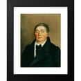 thumbnail image 2 of Josef Hölzl 11x14 Black Modern Framed Museum Art Print Titled - Men's Portrait (1841), 2 of 5