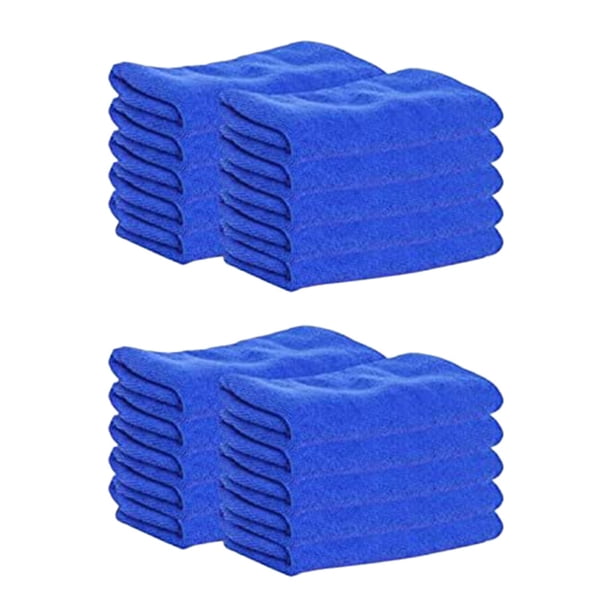 20 Piezas de Fibra Ultrafina Absorbente Cuadrado de Agua Sin Pelusa Uso de Lavado de Autos Toalla Absorbente de Limpieza Diaria