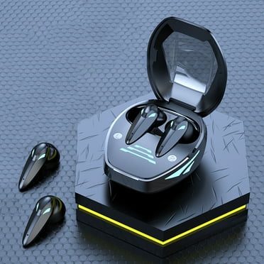 TUTUnaumb Holiday Deals Rollback Wireless Earbuds Bluetooth Earbuds Control With Charging Case Digital LED Light Ipx5 Waterproof Earphones In-Ear Spot Promotion-Black