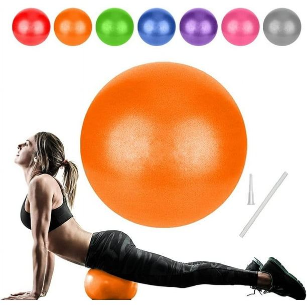 InnotechSC Pelota de Pilates 9", Pelota de Ejercicios Pequeña con Guía, Mini Pelota de Yoga para Pilates, Yoga, Entrenamiento Básico, Fisioterapia, Equilibrio, Estabilidad, Estiramiento