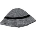 thumbnail image 4 of CoCopeaunts Women Bucket Hats Autumn Winter Warm Foldable Knitted Fisherman Hat Women Foreign Style Striped Bowler Basin Hat, 4 of 8