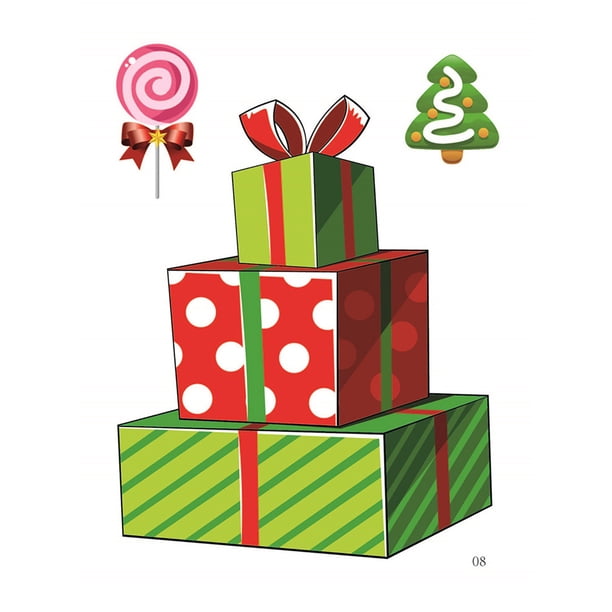 Xihbxyly Pegatinas Navideñas para Ventana, Diseño de Papá Noel, Fáciles de Despegar y Pegar, Decoración para Ventanas Del Hogar, Decoraciones para Fiestas Navideñas, Papel Transparente, Juego de 1 Pi