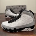 thumbnail image 3 of Ni-k-e Air Jordan 9 Retro Barons (2014) Shoes Size 10 Men's Only Tried On! 302370-106, 3 of 6