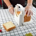 thumbnail image 4 of Lieonvis Bread Slicer Foldable Toast Slicer Tool Adjustable Toast Loaf Slicing Machine Plastic Bread Cutting Guide Tools for Homemade Bread Kitchen Baking Tool, 4 of 10