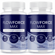 (2 Pack) FlowForce Max- Prostate Support/Stamina/Strength Vitality Boost 120 Capsules