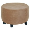 thumbnail image 2 of CNKOO Ottoman Footrest Covers for Diameter 48-55 Black, 2 of 7