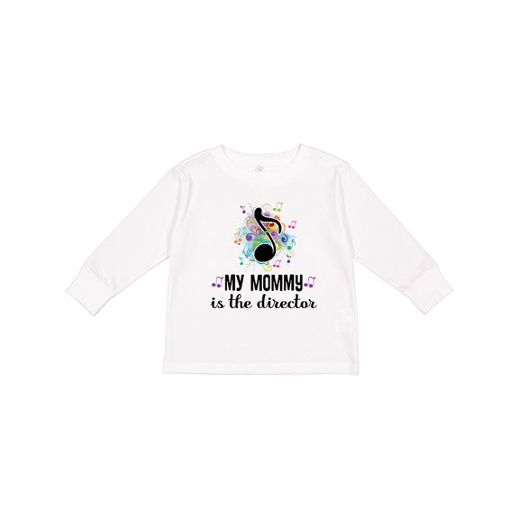 Inktastic Band Director Mom Boys or Girls Long Sleeve Toddler T-Shirt