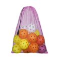 thumbnail image 1 of GSE Games & Sports Expert Bolsa con cordón de malla morada de 18.0 x 12.0 in para pelotas de béisbol, sóftbol, ​​tenis, pelotas de pickleball, pelotas de golf. Bolsa de malla para equipos deportivos c, 1 of 1