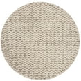 thumbnail image 4 of SAFAVIEH Hudson Merrilyn Chevron Shag Area Rug, Ivory/Grey, 4' x 6', 4 of 10