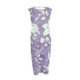 thumbnail image 5 of Puliio Summer Dresses for Women Sleeveless Round Neck Floral Print Loose Midi Casual Dress, 5 of 5