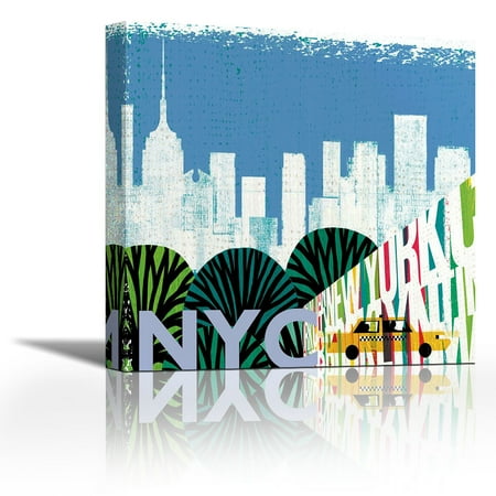 New York City Life Nyc Contemporary Fine Art Giclee On Canvas New York City Life Nyc Contemporary Fine Art Giclee On Canvas Gallery Wrap Wall Décor Painting 27 X Inch Ready To Hang