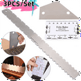 thumbnail image 3 of Guitar Neck Groove Straight Edge Luthier Tool with String Distance Ruler Neck Ruler String Distance Measuring Ruler,As Shown, 3 of 4